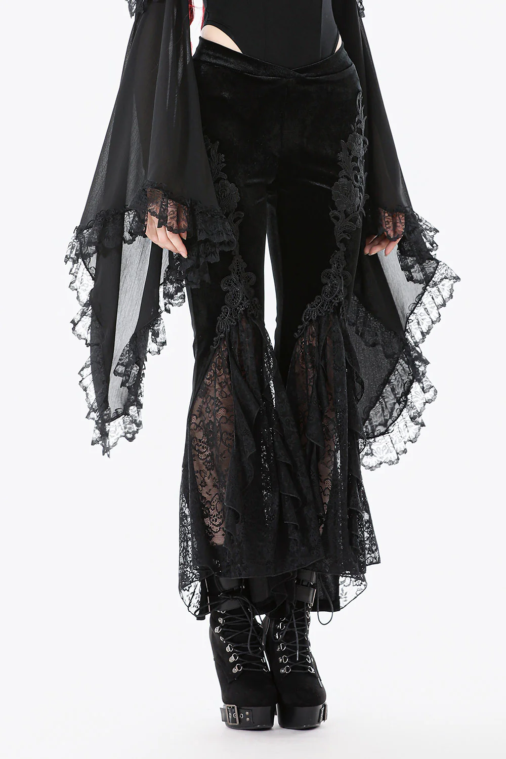 Nightbloom Embroidered Lace Pants - Image 2