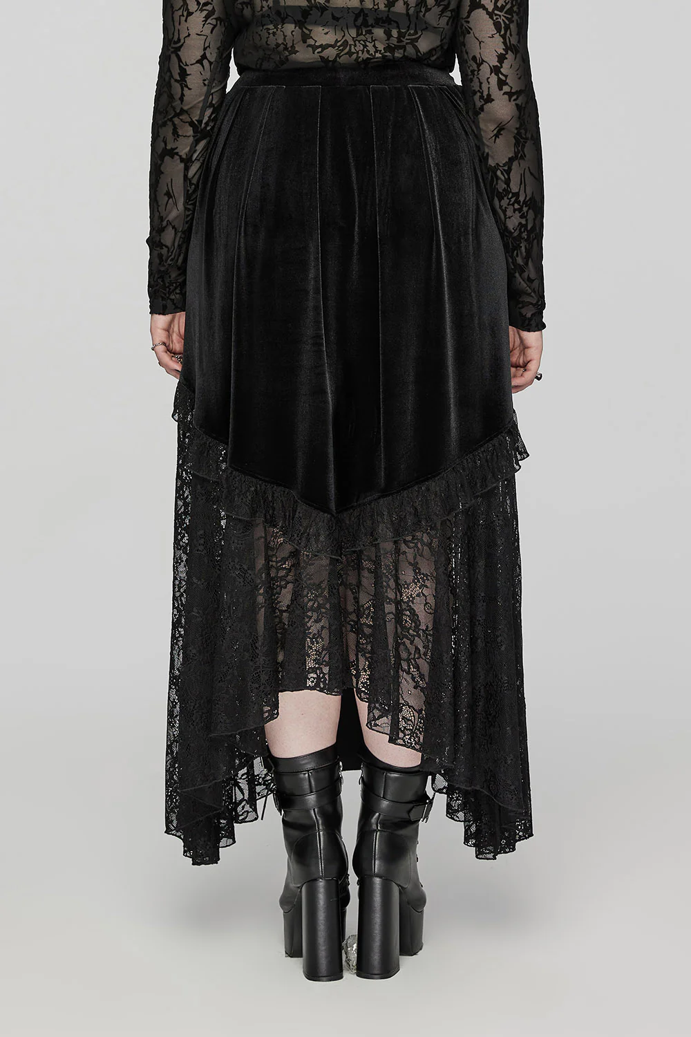 Nightfall Vampire Velvet Skirt - Image 4