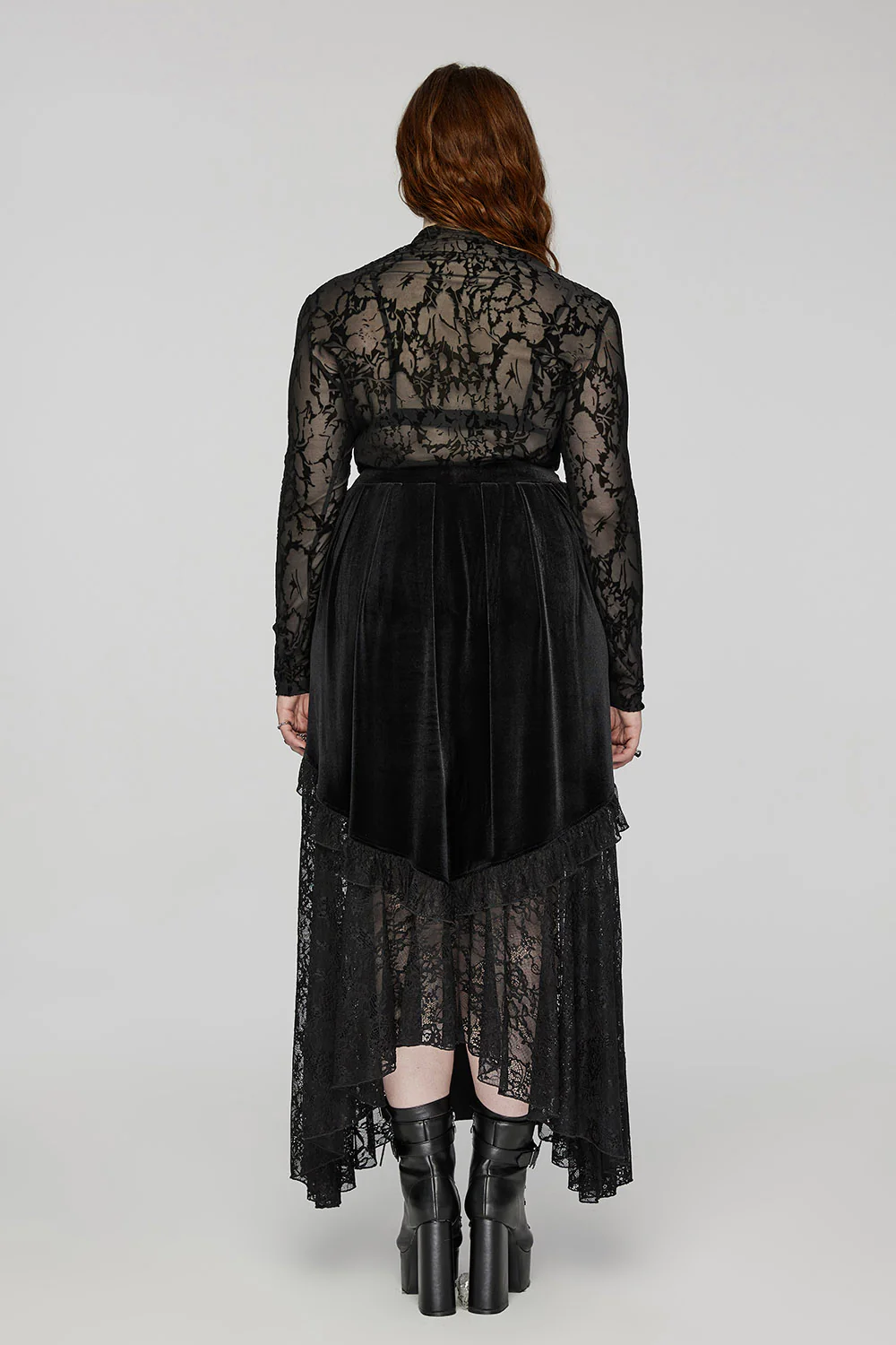Nightfall Vampire Velvet Skirt - Image 7