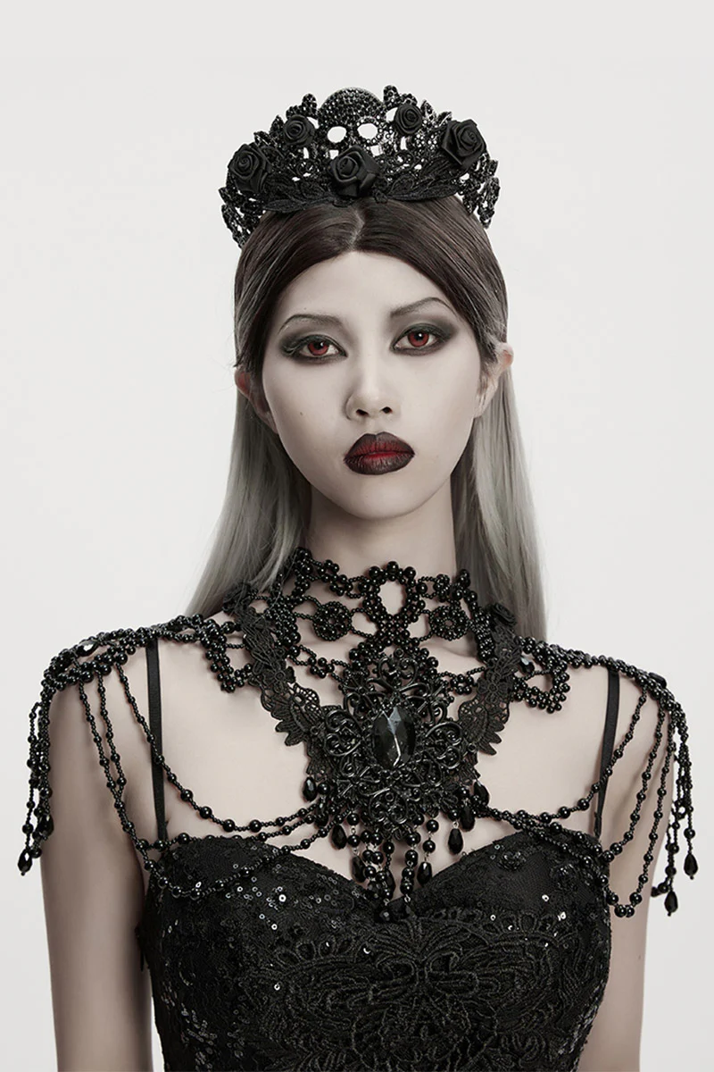 Nightflower Beaded Necklace Harness