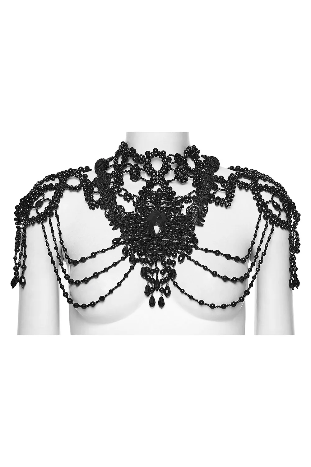 Nightflower Beaded Necklace Harness - Image 7