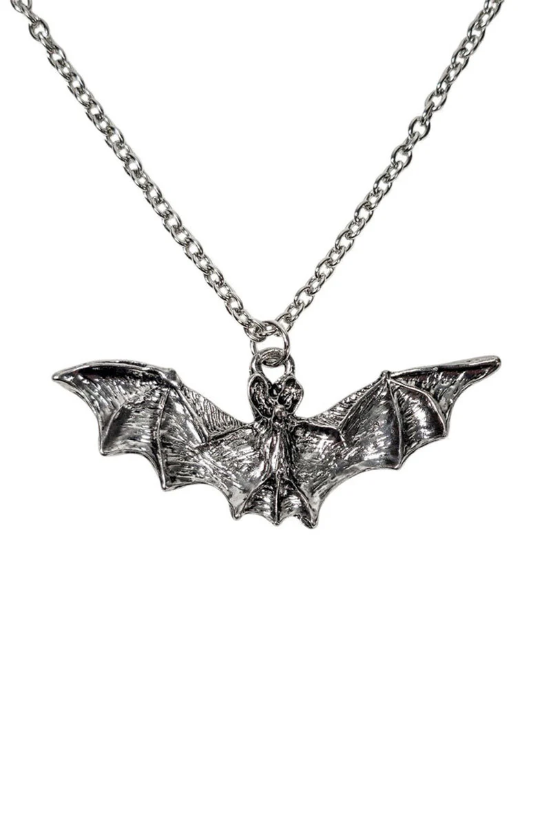 Nightwing Bat Necklace [Silver] - Image 3