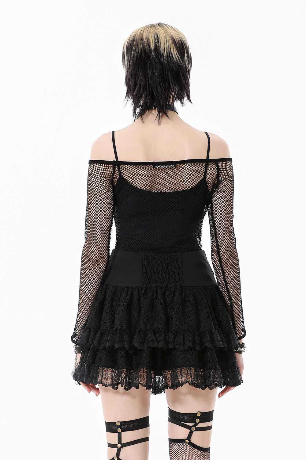 Nightwoven Long Sleeve Fishnet Top - Image 4