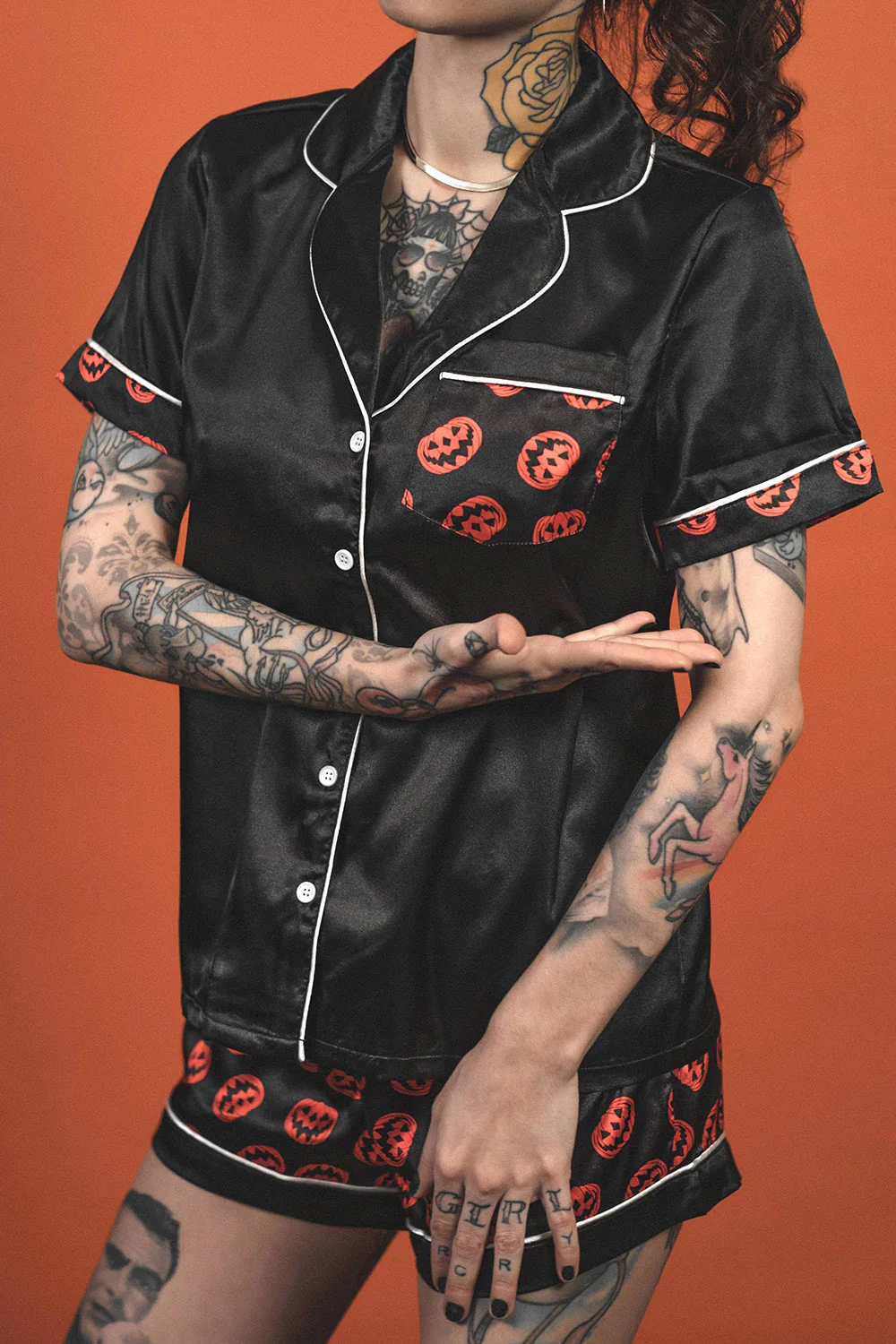 Nocturnal Autumn | 4-Piece Sleepwear Set - Image 6