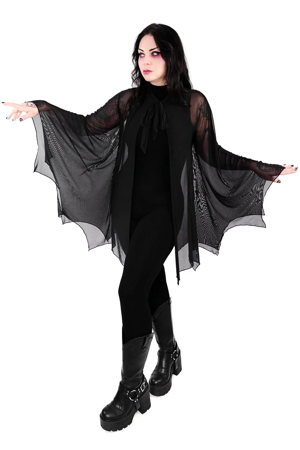 Nocturnal Mesh Cape - Image 4