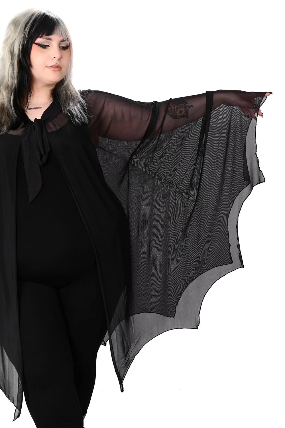 Nocturnal Mesh Cape - Image 5