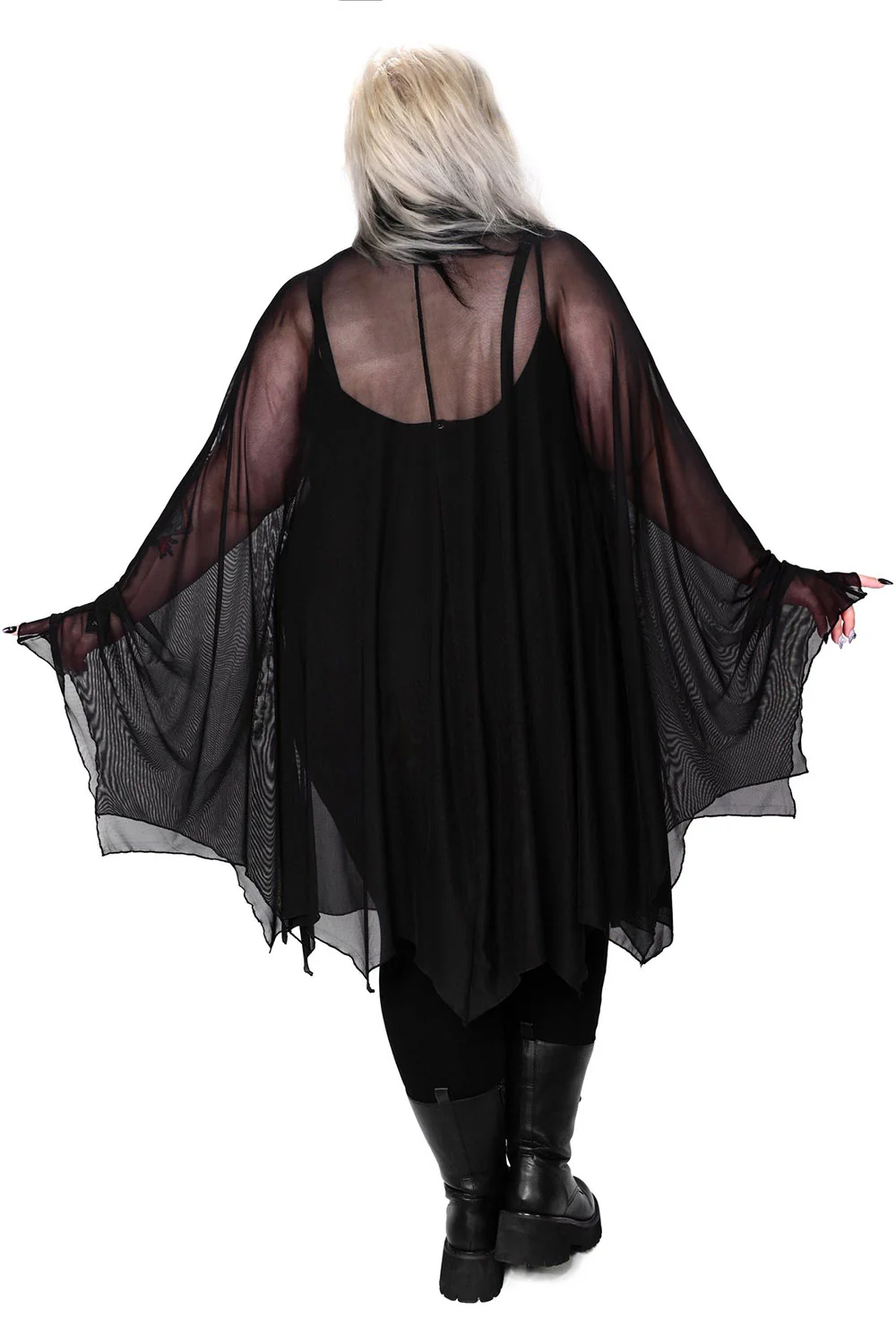Nocturnal Mesh Cape - Image 7