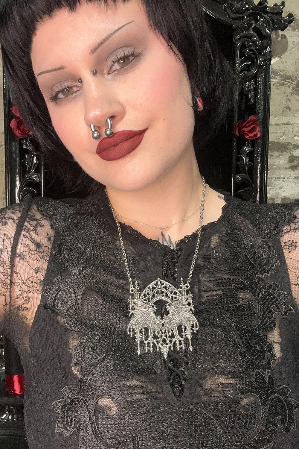 None Shall Pass Necklace - Image 4