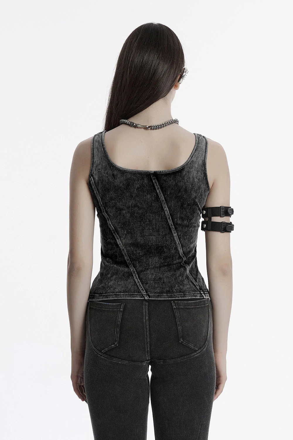 North Star Distressed Tank Top - Image 5