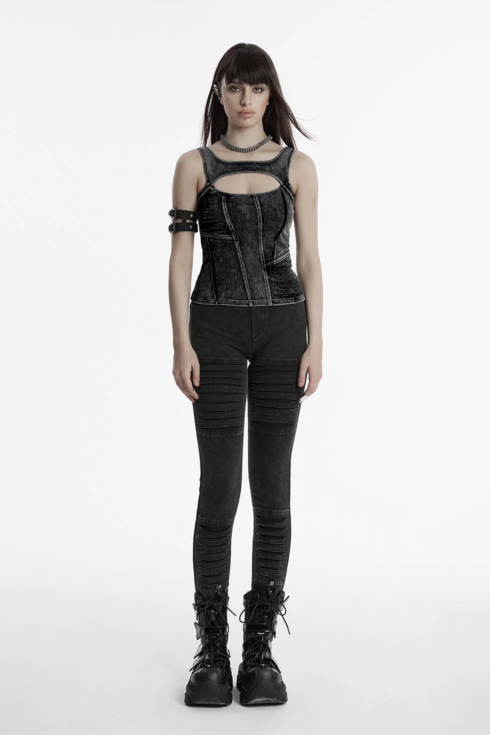 North Star Distressed Tank Top - Image 6