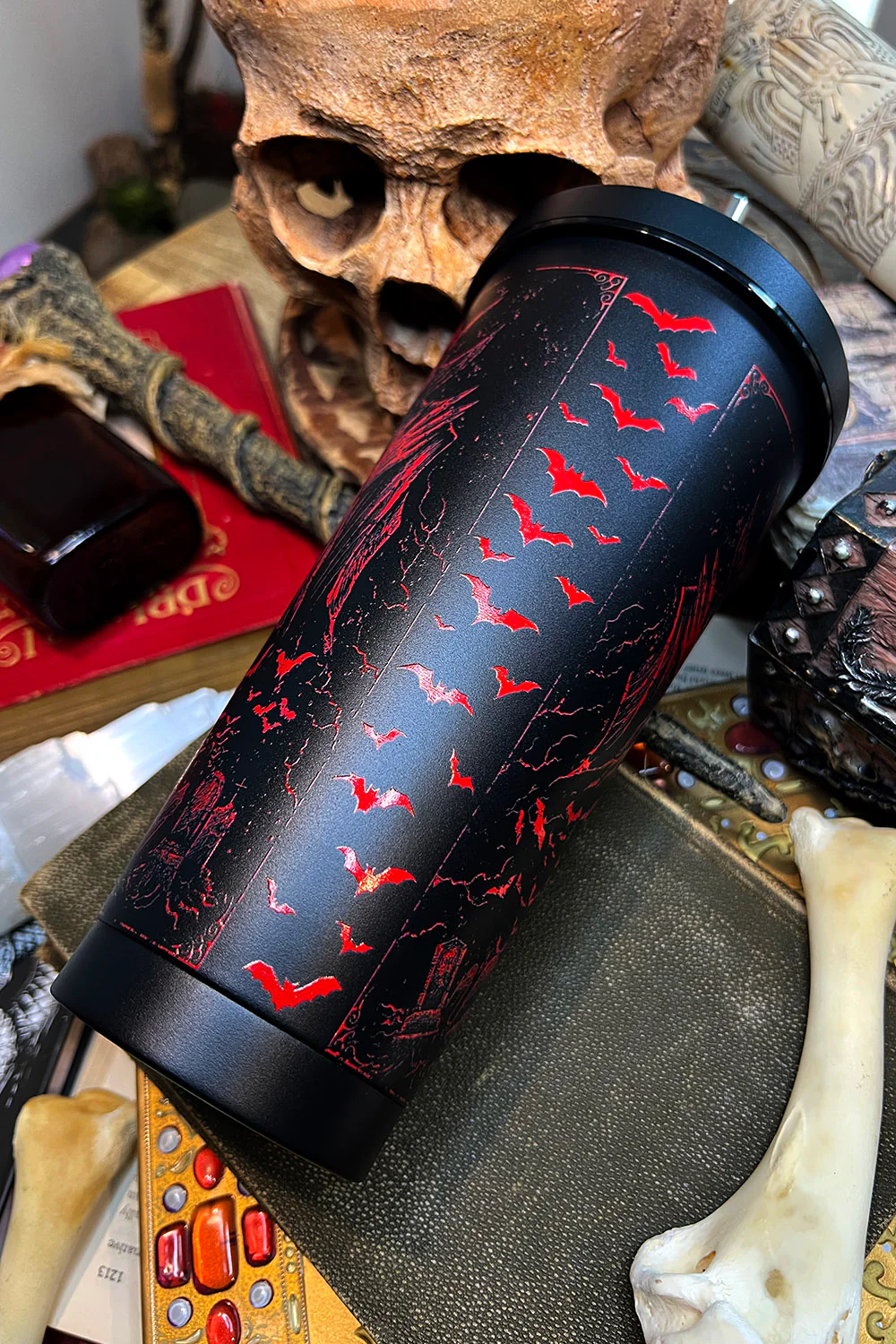 Nosferatu Cold Brew Tumbler with Straw - Image 13
