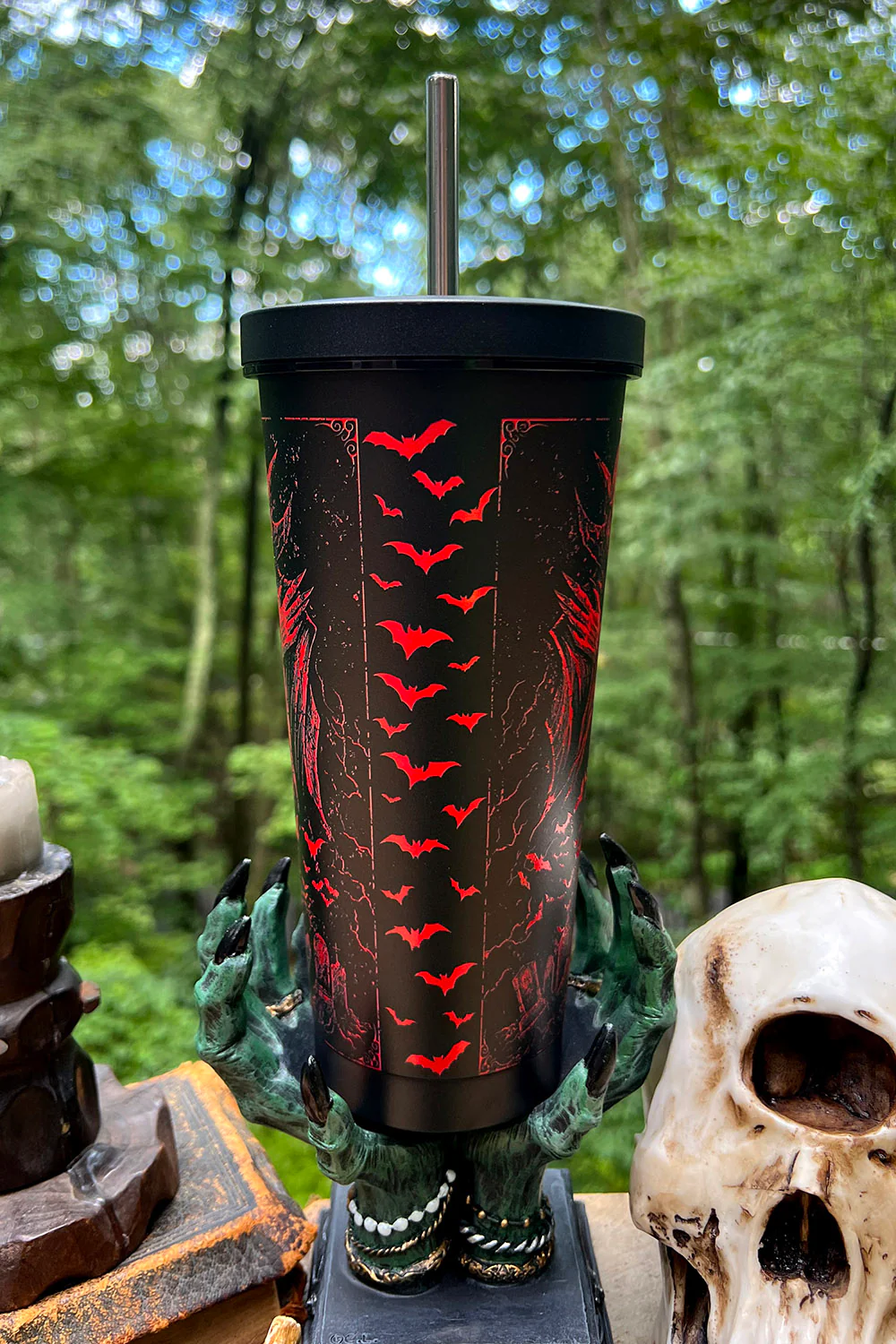 Nosferatu Cold Brew Tumbler with Straw - Image 6