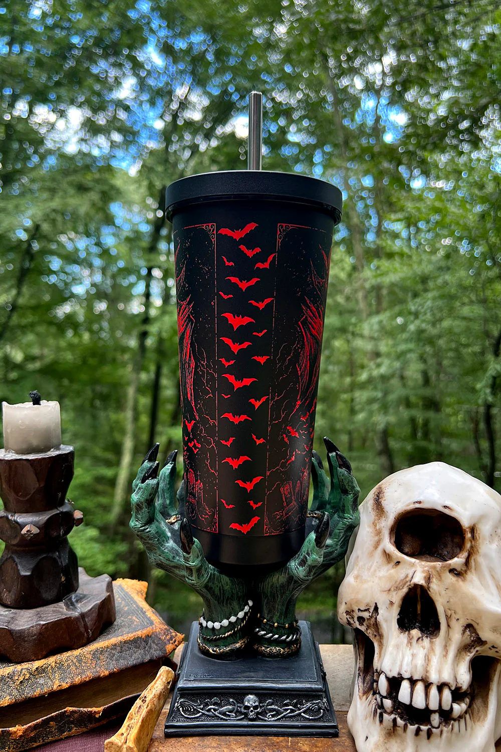 Nosferatu Cold Brew Tumbler with Straw - Image 8