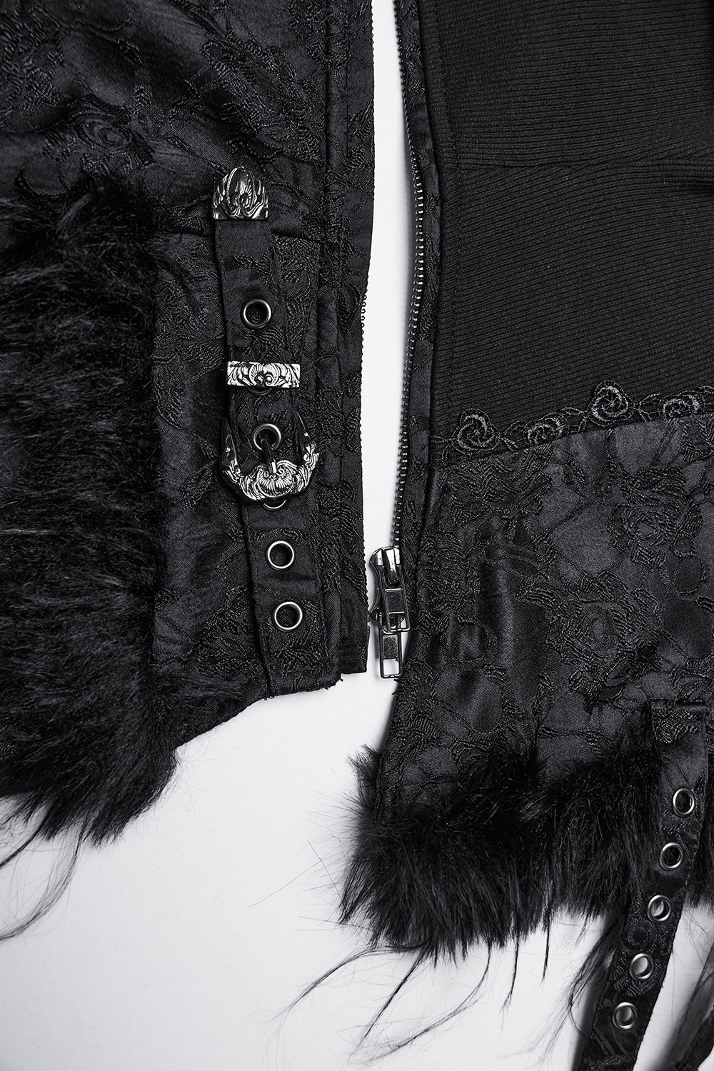 Nosferatum Vampire Goth Detachable Vest Set - Image 10