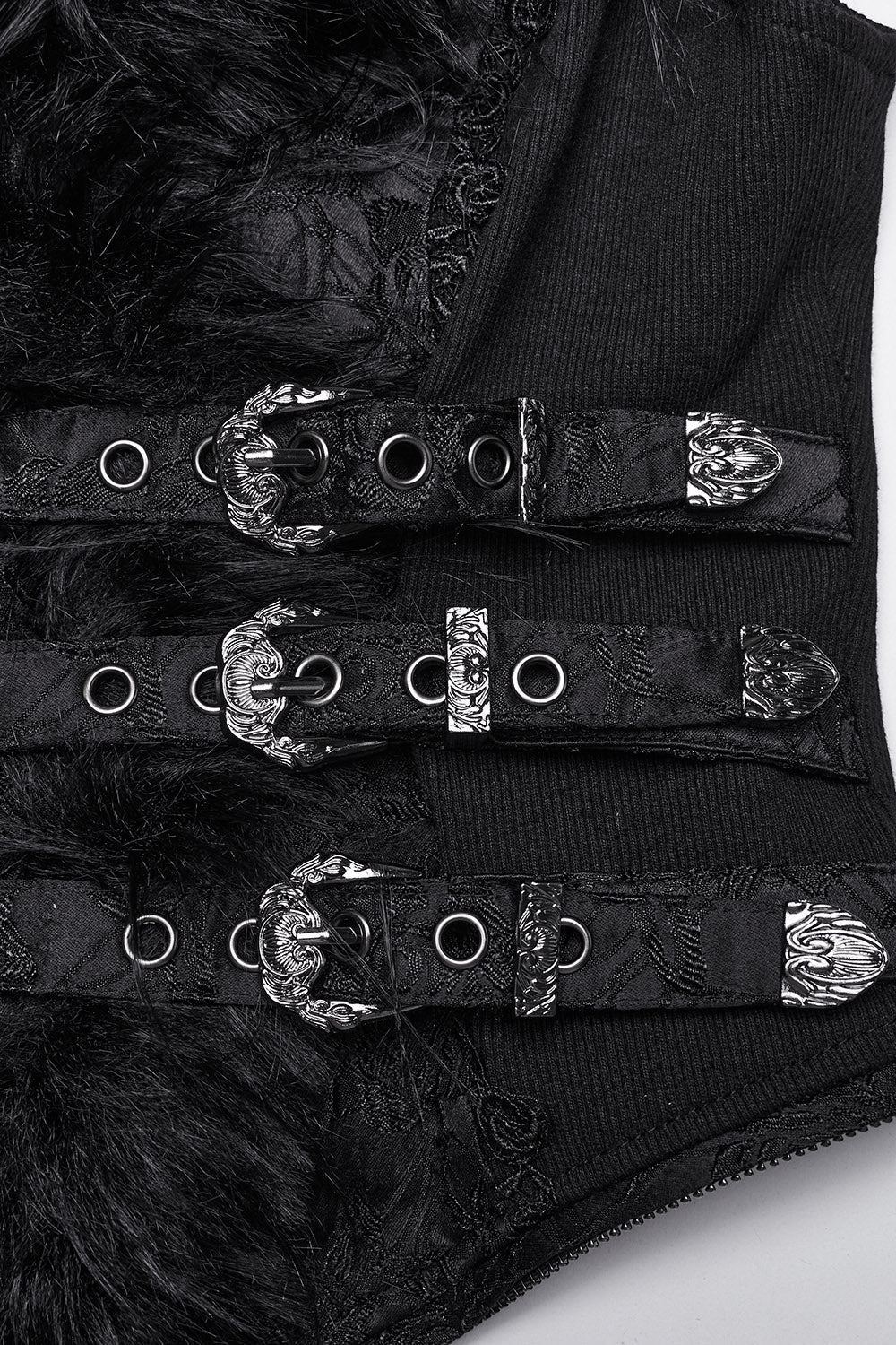 Nosferatum Vampire Goth Detachable Vest Set - Image 9