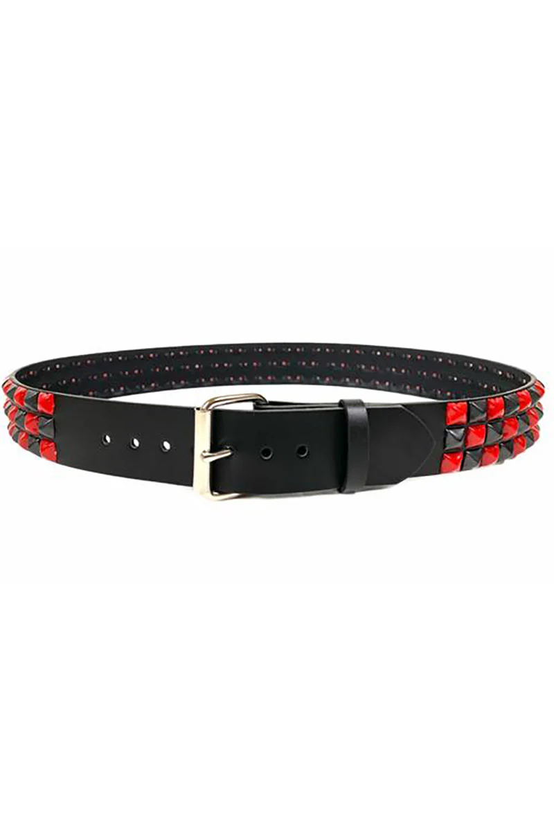 Not Dead Yet Checkered Belt [RED/BLACK] - Image 3