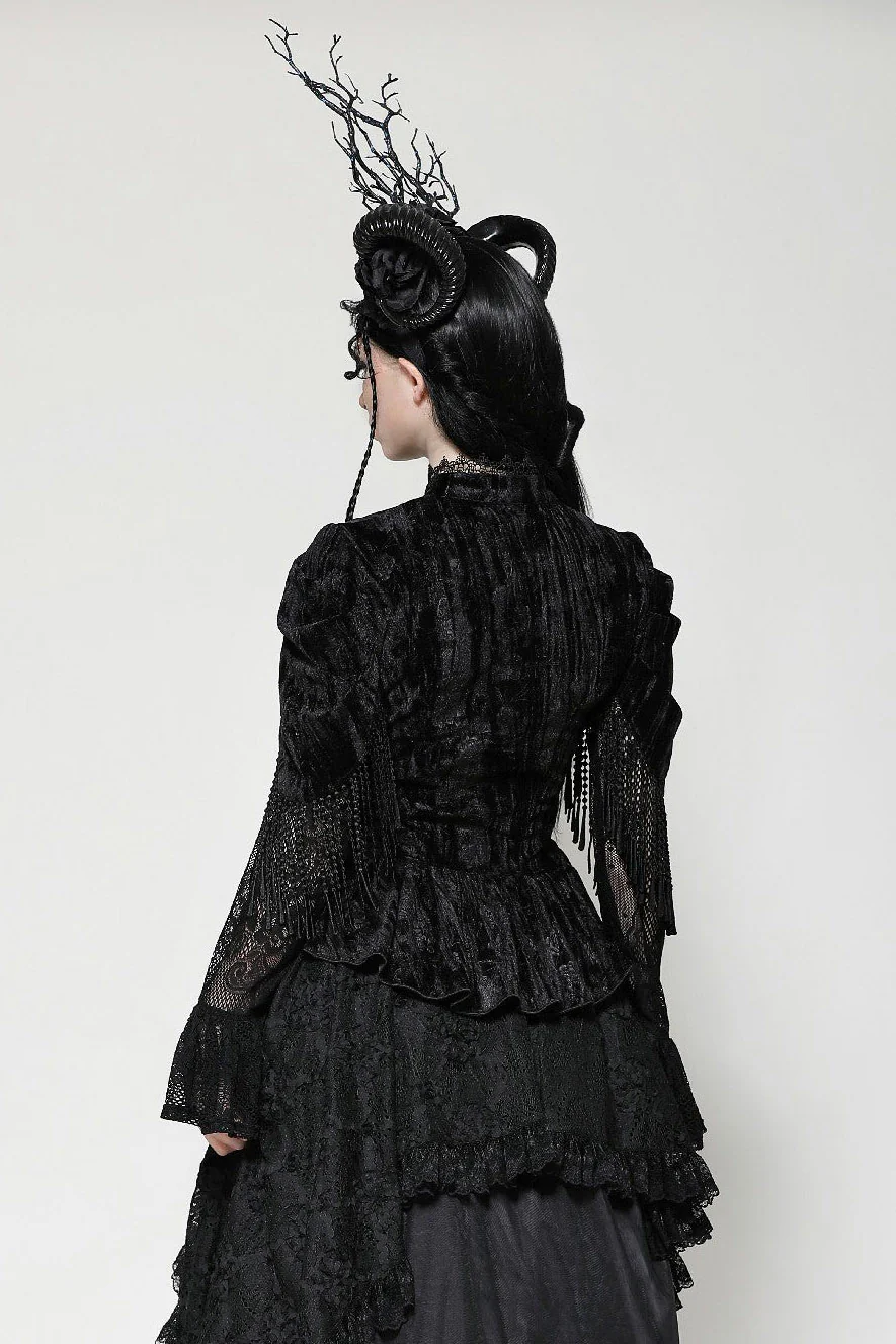 Note Dame Peplum Top - Image 5