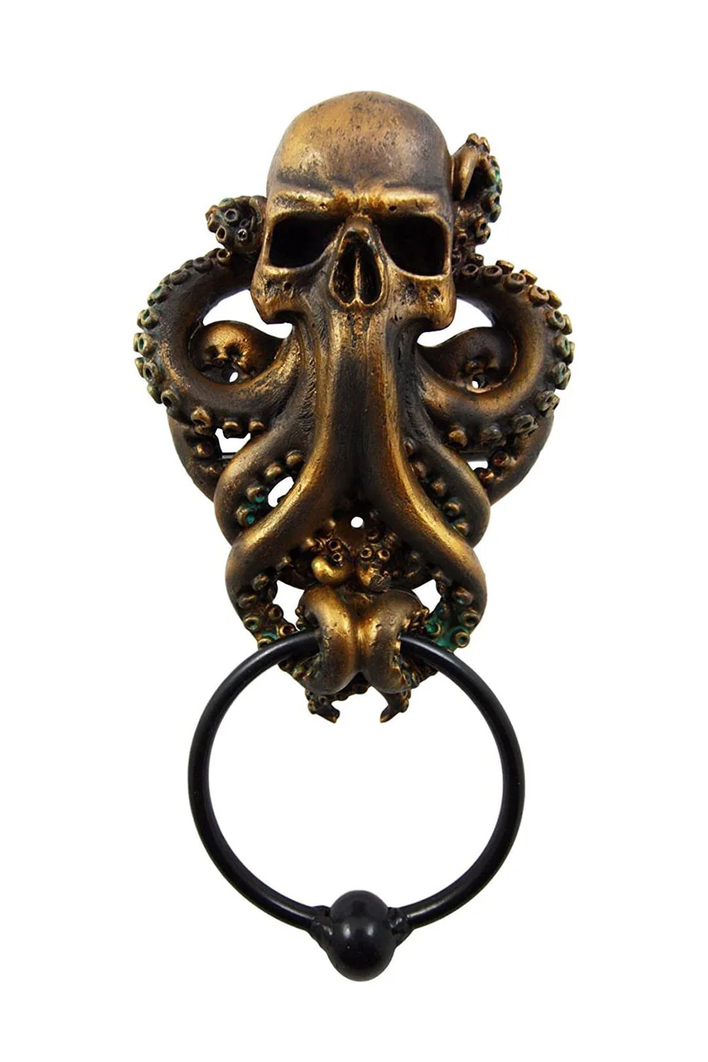 Octopus Skull Door Knocker