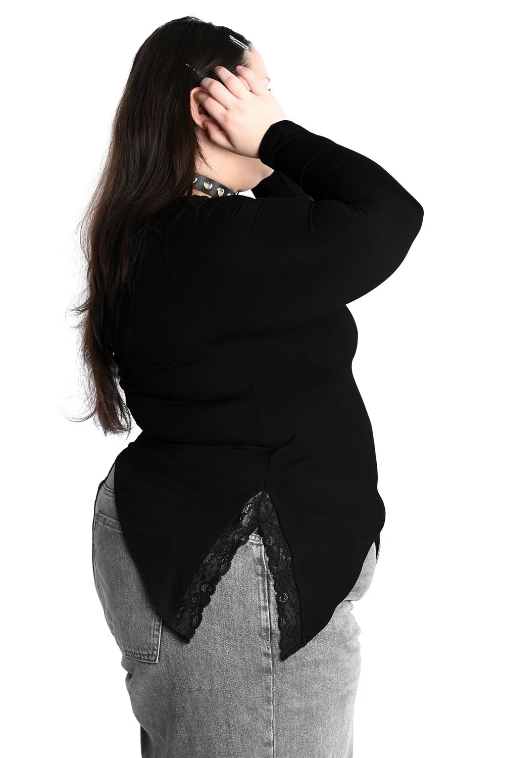 Off the Shoulder Long Sleeve Top - Image 3