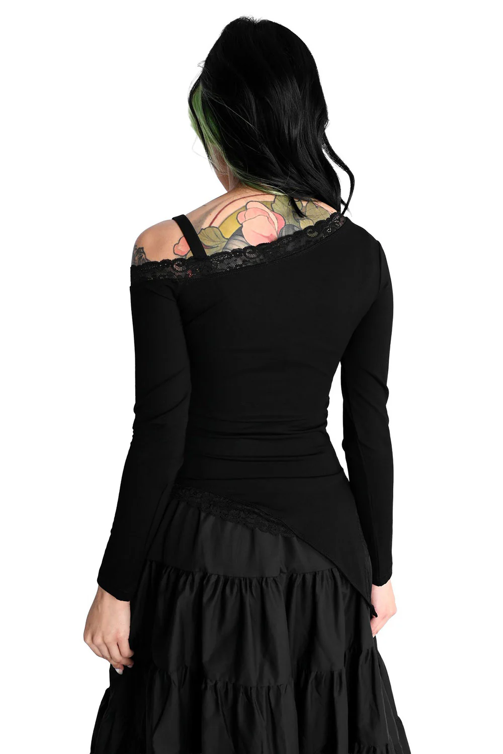 Off the Shoulder Long Sleeve Top - Image 6