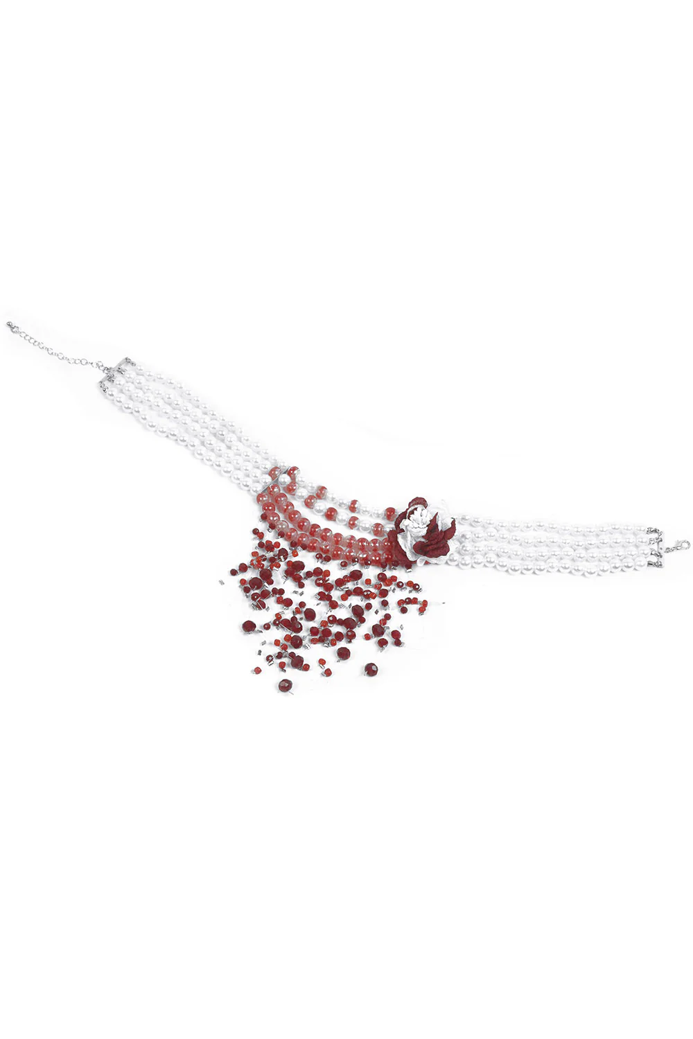 Off with Her Head Bloody Pearl Choker - Image 5