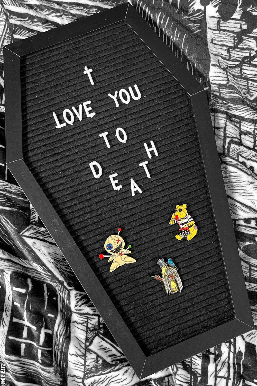 Ouchie Voodoo Doll Enamel Pin - Image 4