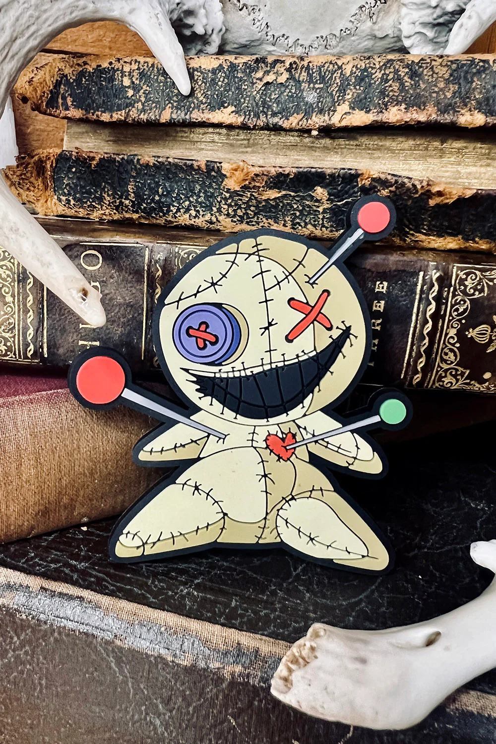 Ouchie Voodoo Doll Rubber Magnet - Image 3
