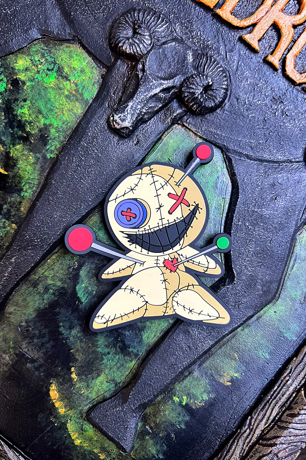 Ouchie Voodoo Doll Rubber Magnet - Image 7