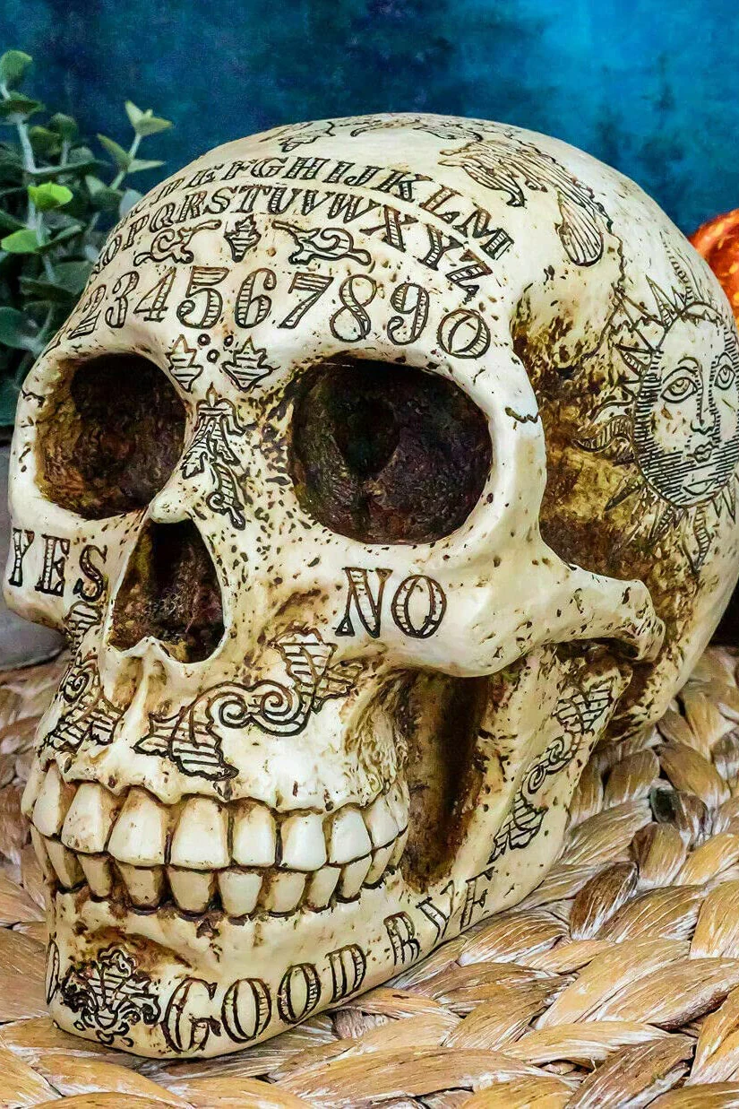 Ouija Skull Sculpture - Image 2