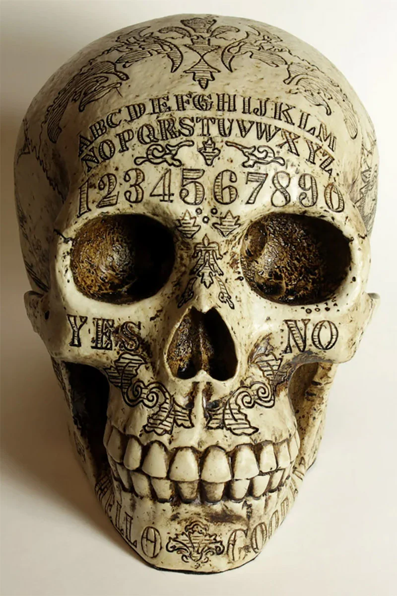 Ouija Skull Sculpture - Image 3