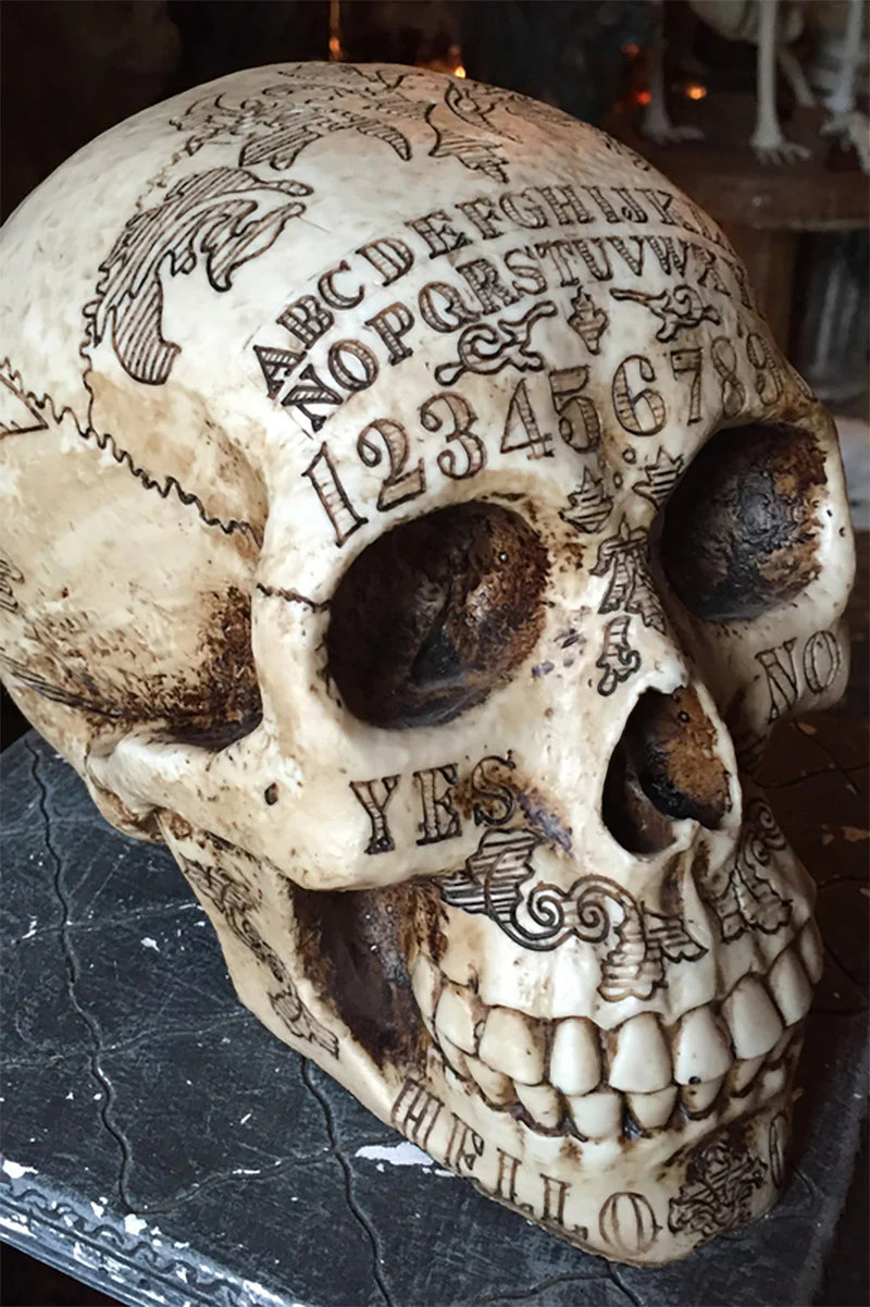 Ouija Skull Sculpture - Image 5
