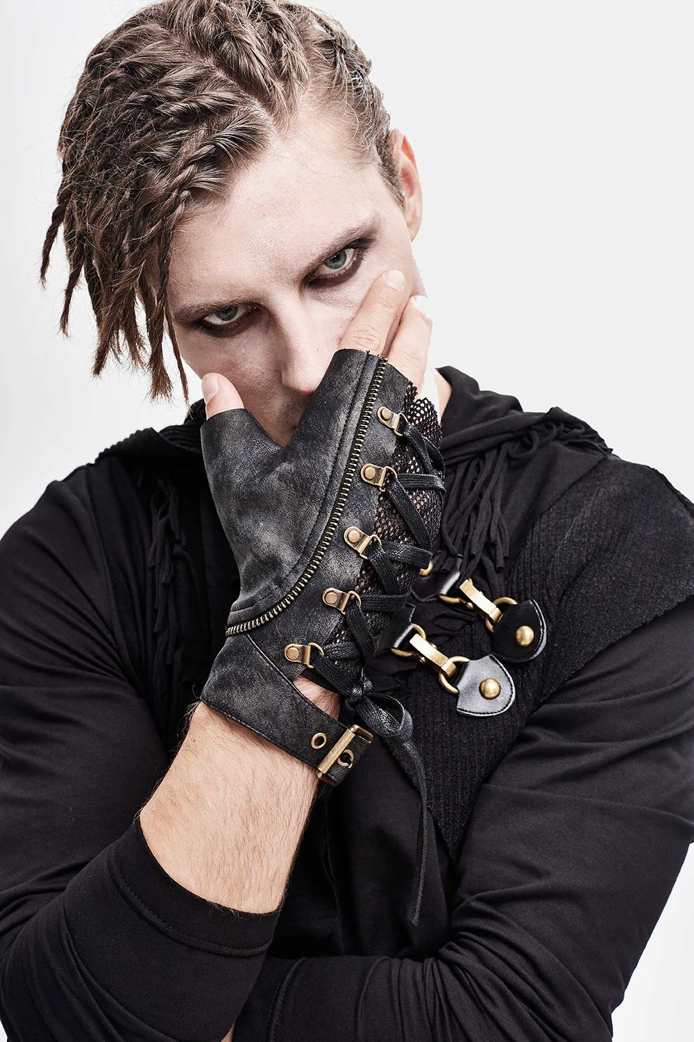 Outlaw Distressed Gloves - Image 2