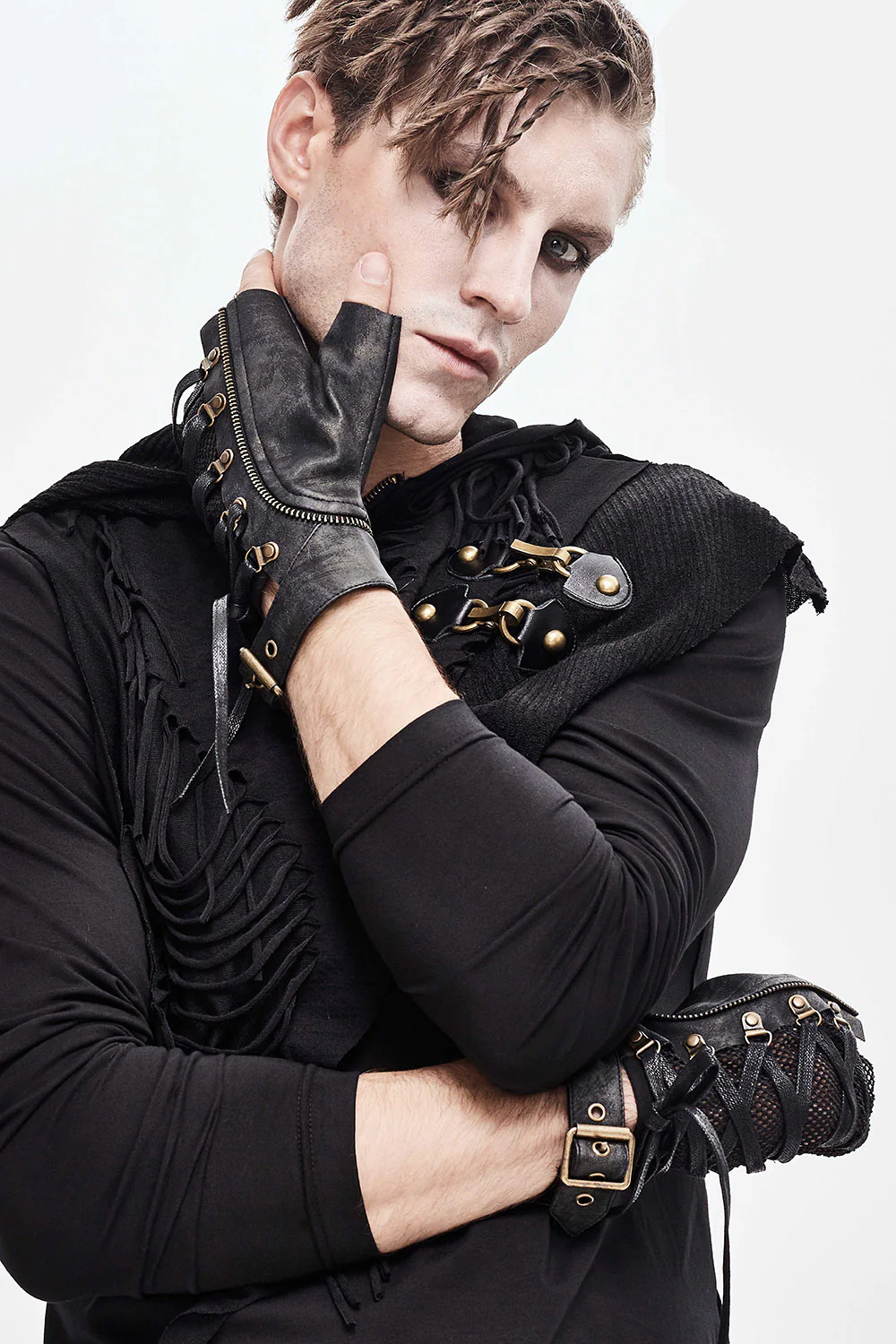 Outlaw Distressed Gloves - Image 4