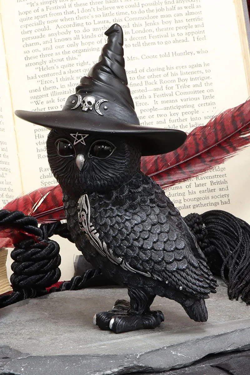 Owlocen Witch Owl Statue - Image 2