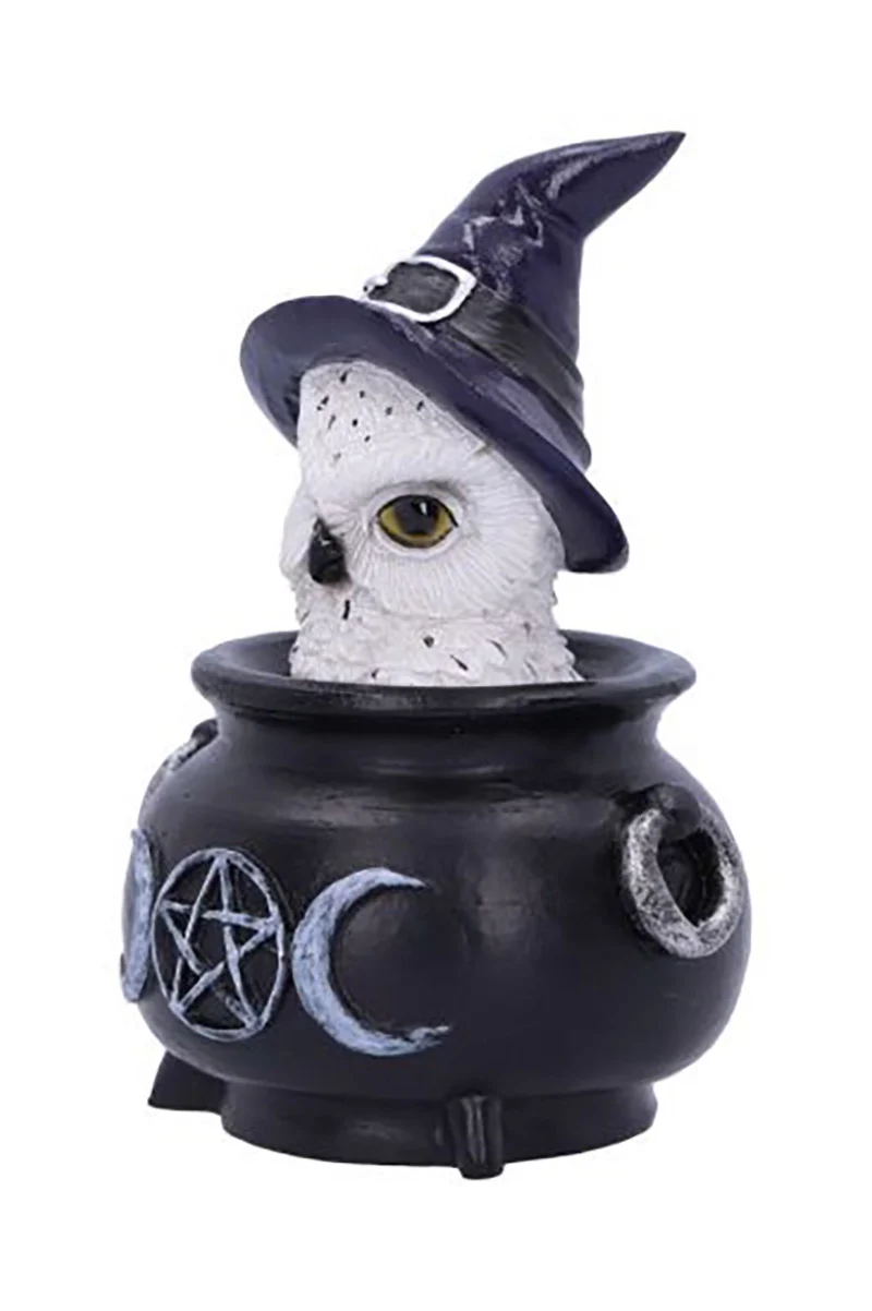 Owl's Brew Cauldron Statue - Image 3