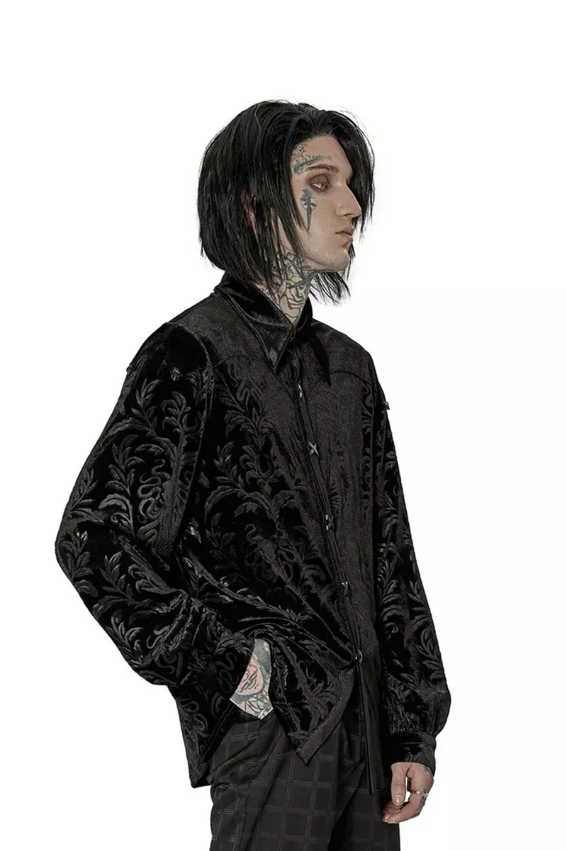 Pallbearer Victorian Goth Button-Down Shirt - Image 2
