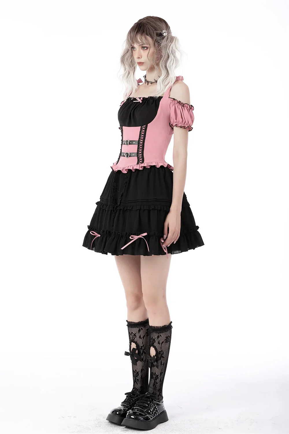 Paranormally Pink Corset Top - Image 4