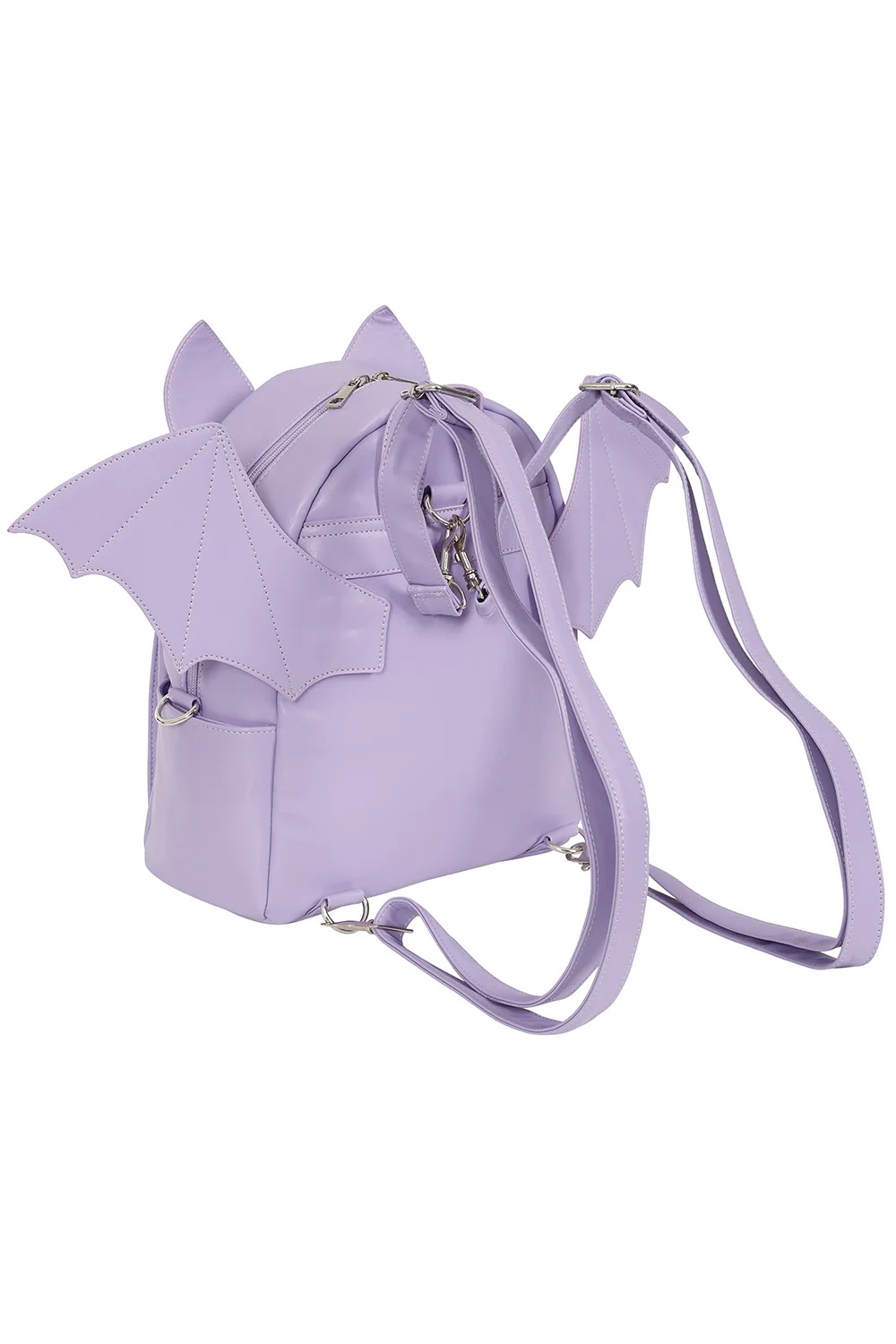 Pastel Goth Bat Backpack [Lilac] - Image 3