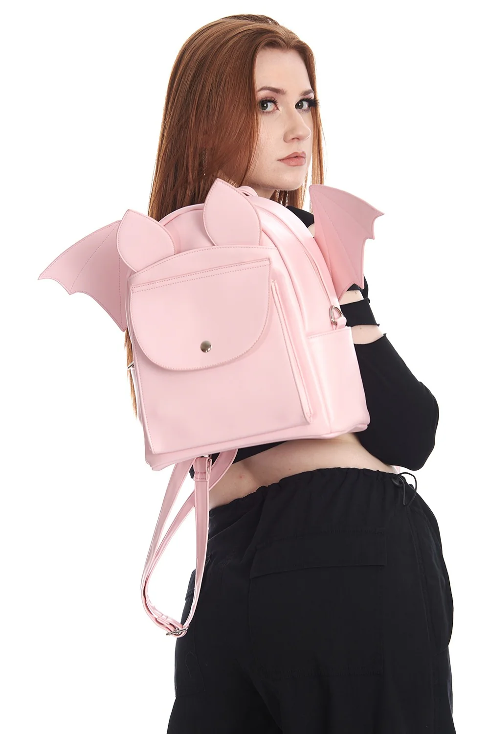 Pastel Goth Batwing Backpack [PINK] - Image 6