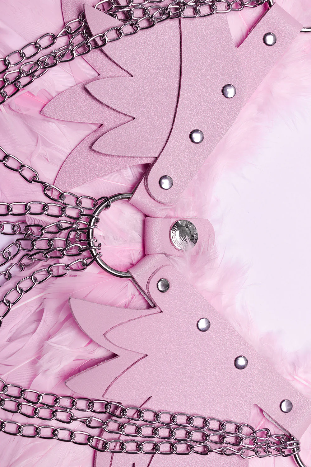 Pastel Goth Fairycore Harness Wings [PINK] - Image 7