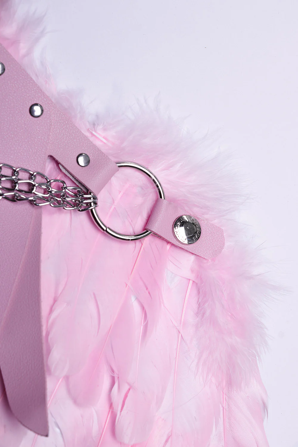 Pastel Goth Fairycore Harness Wings [PINK] - Image 8