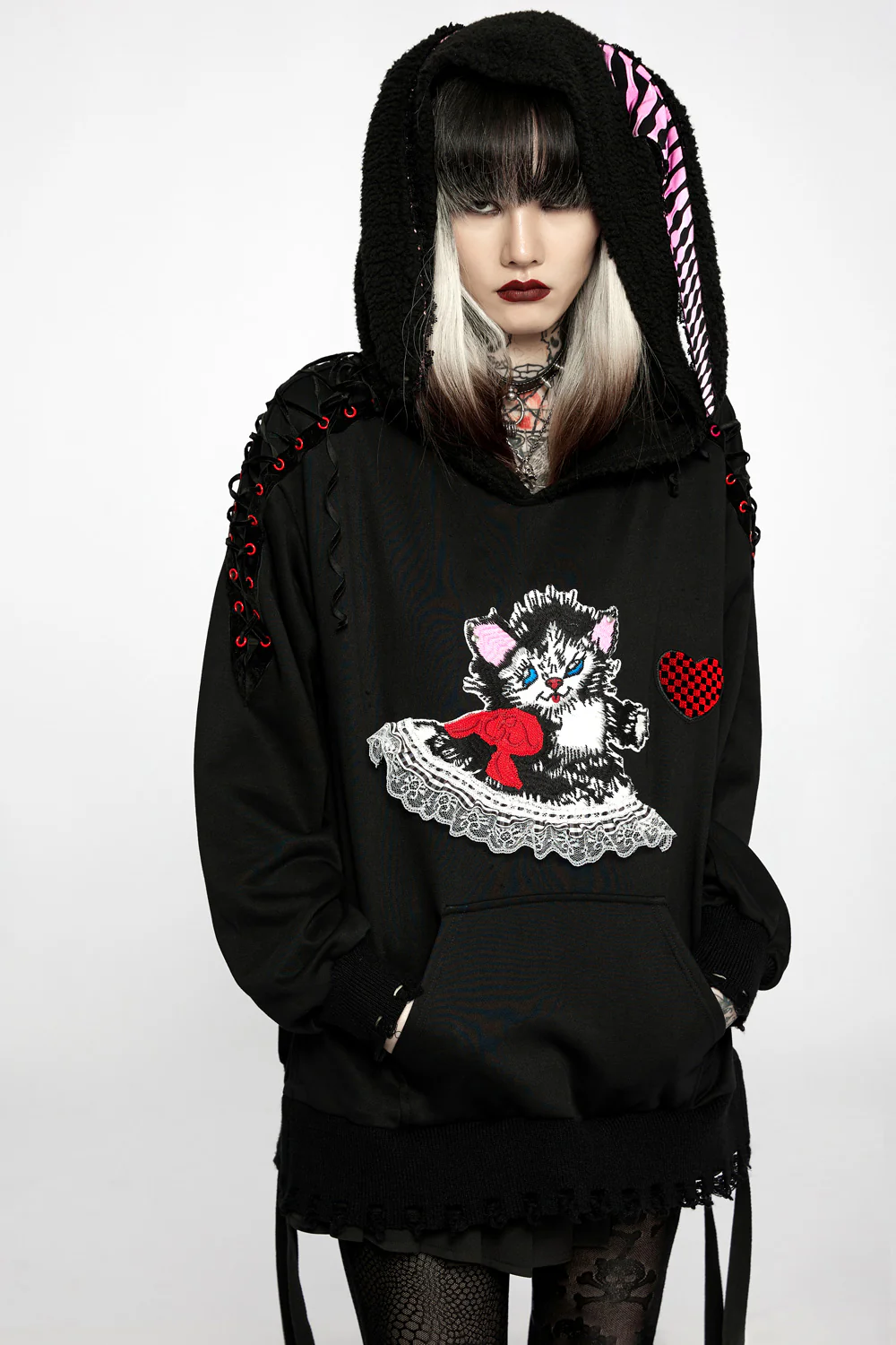 Pet Cemetery Bunny Ear Hoodie