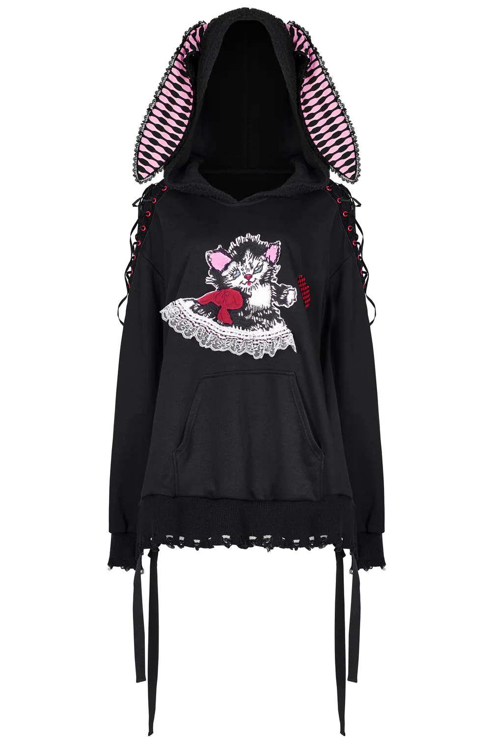 Pet Cemetery Bunny Ear Hoodie - Image 6