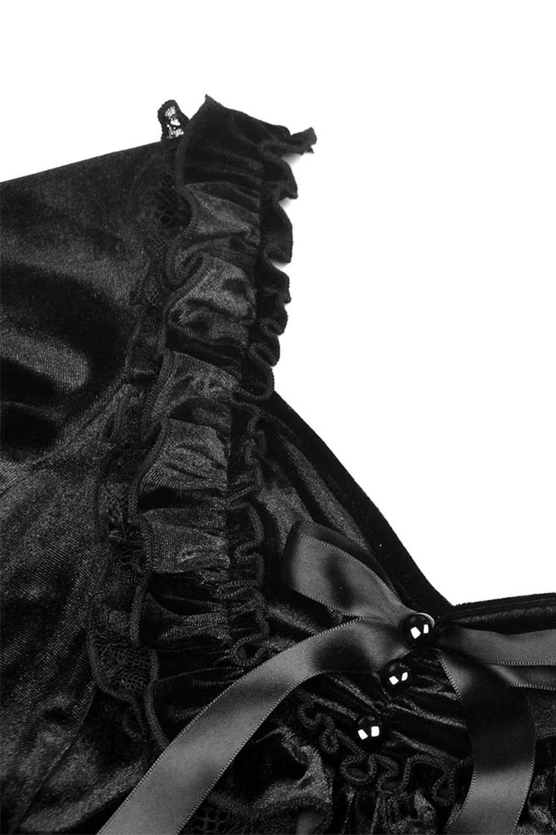 Phantom Ruffled Puff Shoulder Crop Top - Image 7