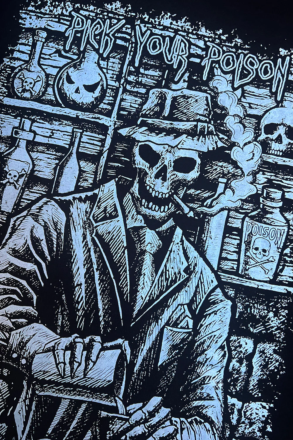 Pick Your Poison Skeleton Sweatshirt - Image 2