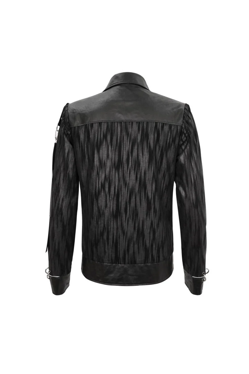 Pierced Leather Shacket - Image 5