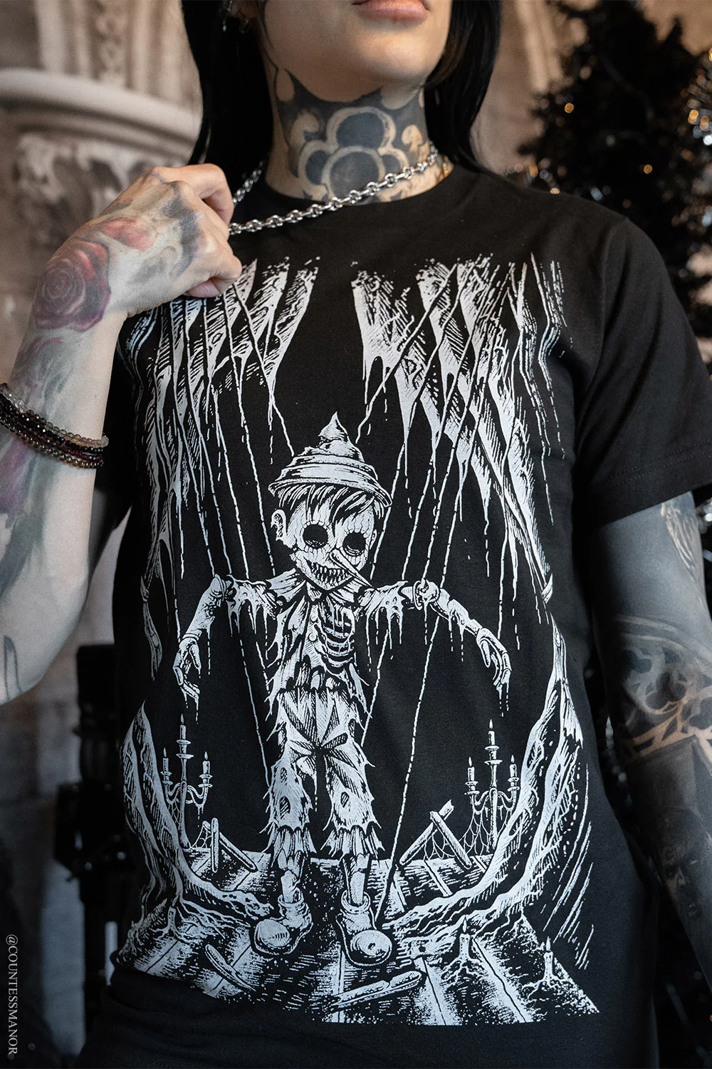 Pinocchio | Bound by Strings T-shirt - Image 2