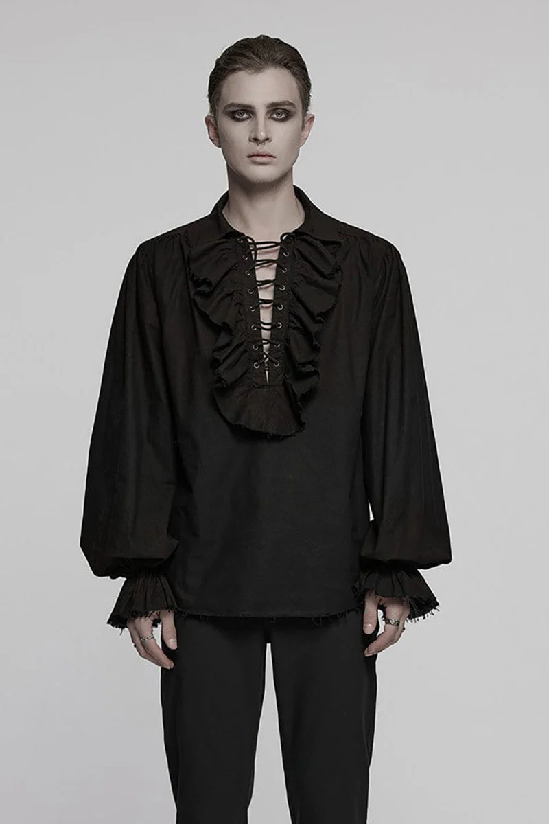 Pirate's Code Lace-Up Shirt