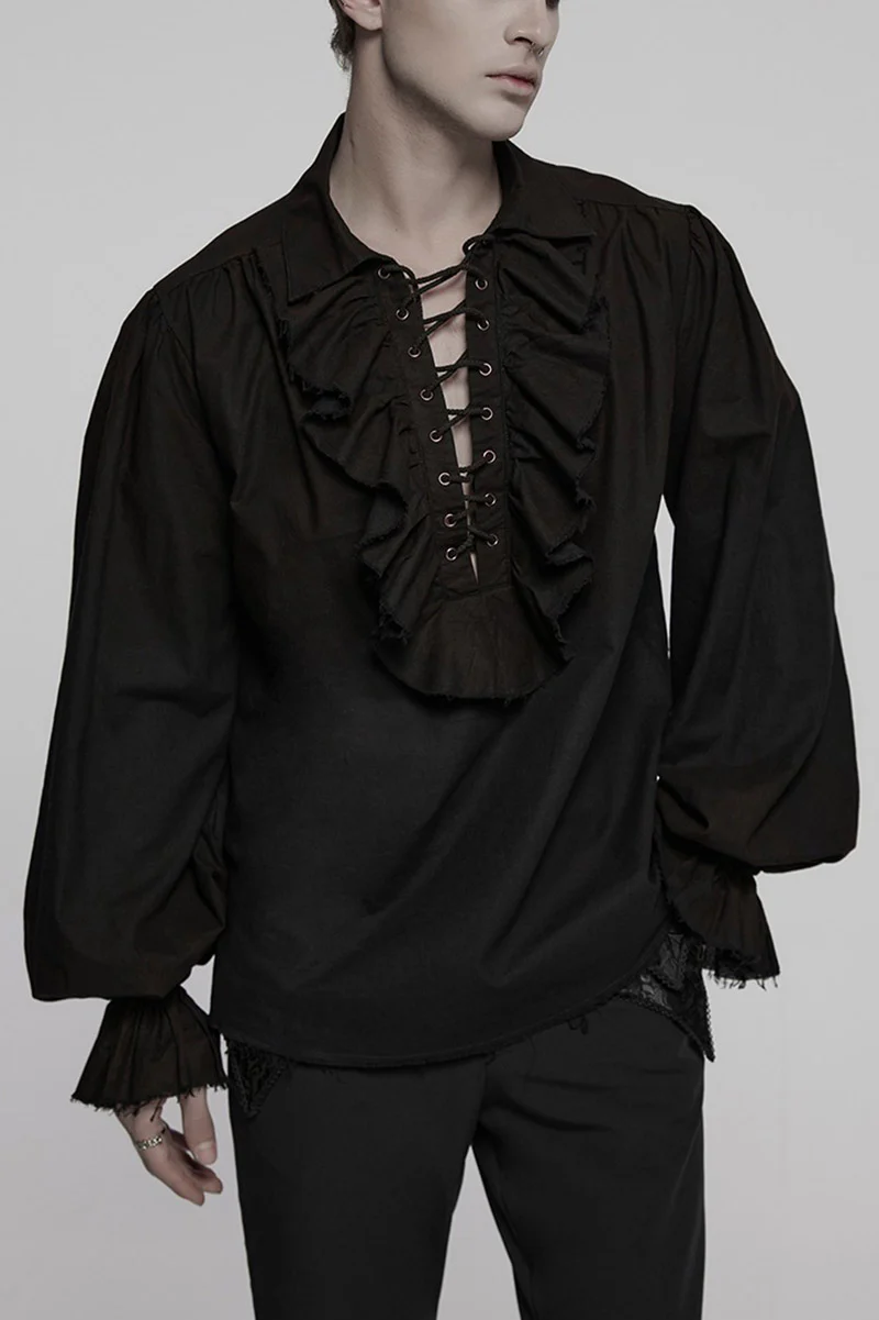 Pirate's Code Lace-Up Shirt - Image 2