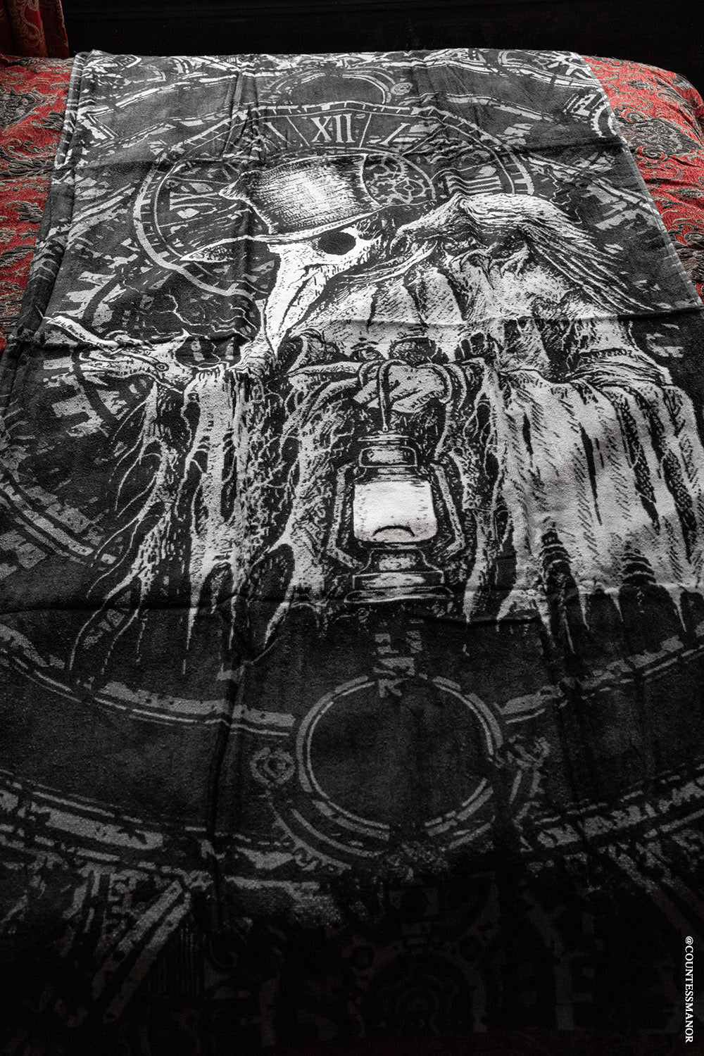 Plague Doctor Beach Towel - Image 2